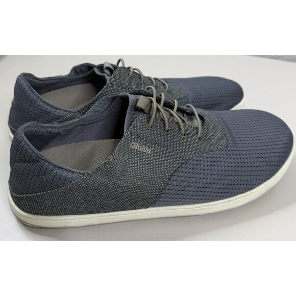 Olukai Shoes Mens 10 43 Blue Nohea Moku Mesh Boat Sneakers Slip On Shoes GUC main image 6